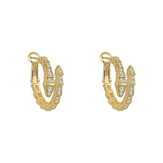 Veloza Classic Snake Earrings