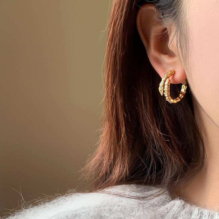 Veloza Classic Snake Earrings