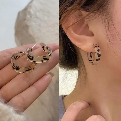 Pendientes de leopardo