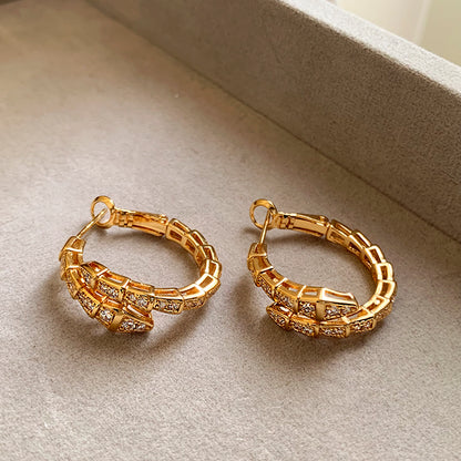 Veloza Classic Snake Earrings