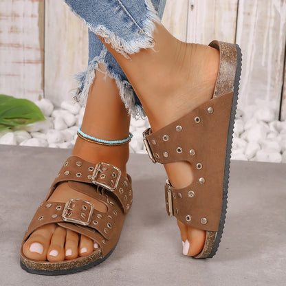 Veloza Studded Slippers