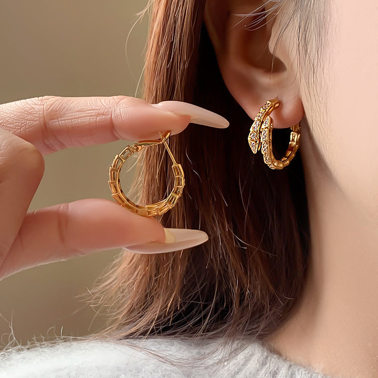 Veloza Classic Snake Earrings